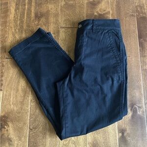 Gap Girlfriend High Rise Khakis - Black - Size 4